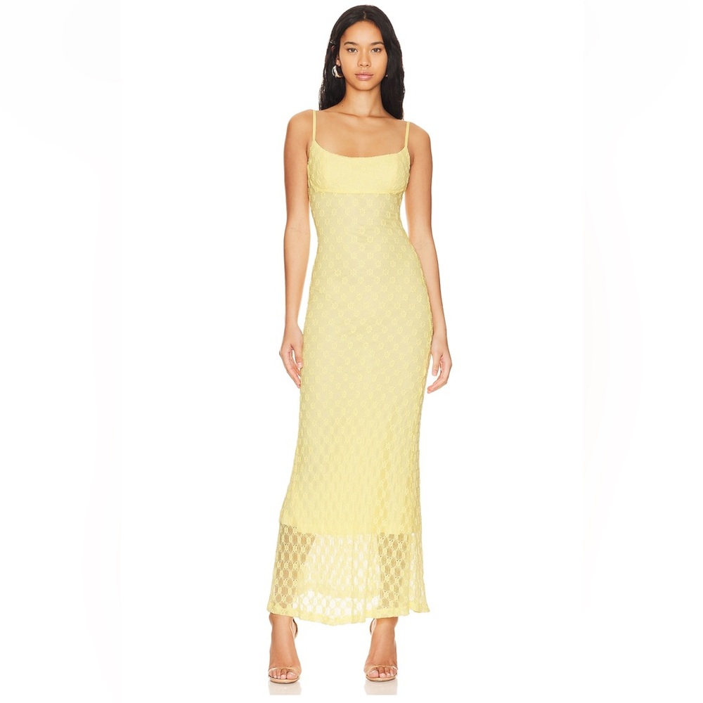 Bardot Yellow Maxi Dress